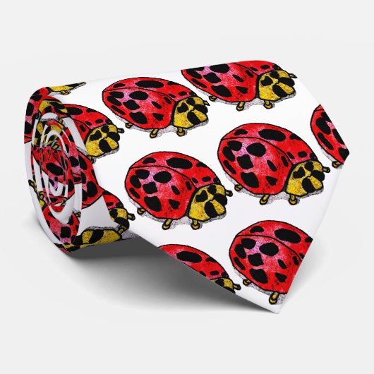 Lieveheersbeestje Stropdas (Opgerold)