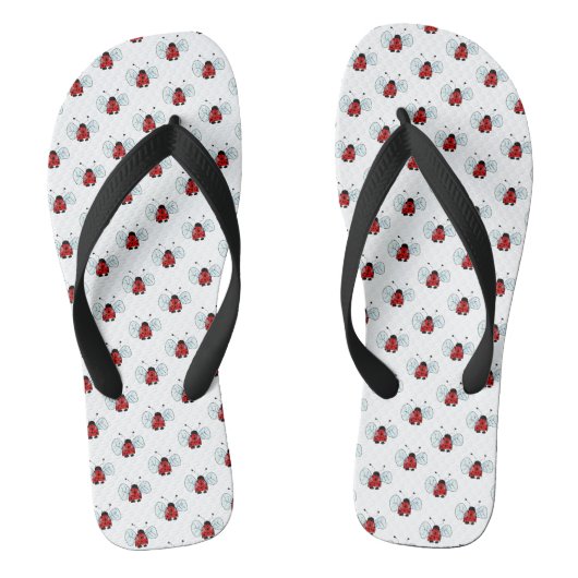 Lieveheersbeestje Teenslippers (Voetbed)