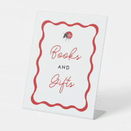 Lieveheersbeestje Thema Feest Boeken en Cadeaus Reclamebord Met Voetstuk