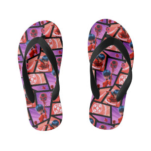 Lieveheersbeestje & Tikki Patroon Kinder Teenslippers