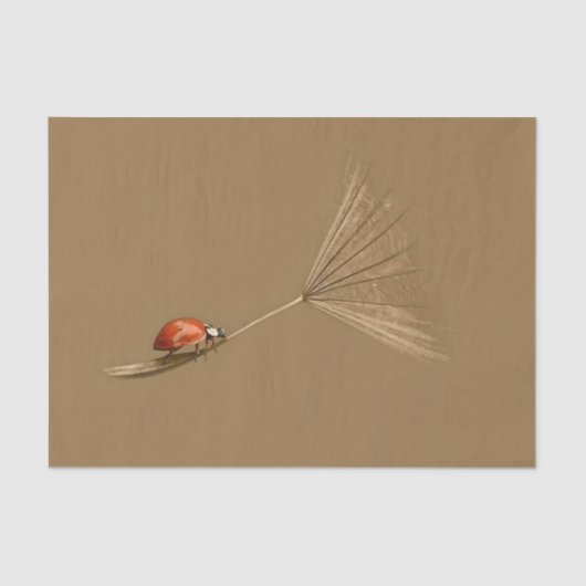 Lieveheersbeestje Tissuepapier (Voorkant)