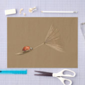 Lieveheersbeestje Tissuepapier (Craft)