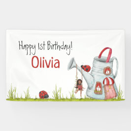Lieveheersbeestje Tuin Banner