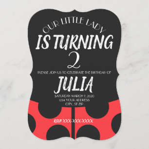 Lieveheersbeestje uitnodigingen