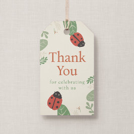 Lieveheersbeestje Verjaardag Favor Bedankt Tag Cadeaulabel