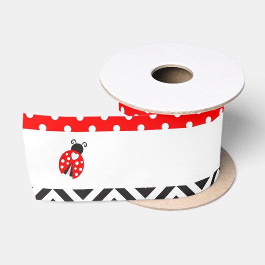 Lieveheersbeestje Verjaardagsfeestje Satijnen Lint (Spoel)