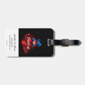 Lieveheersbeestje | Vermogen van het Bagagelabel v (Achterkant horizontaal)