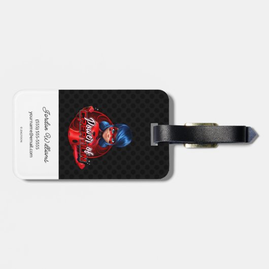 Lieveheersbeestje | Vermogen van het Bagagelabel v (Achterkant horizontaal)