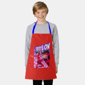 Lieveheersbeestje | Vlekken op Paarse afbeelding Schort (Gedragen)