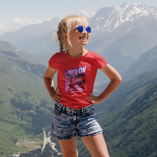 Lieveheersbeestje Vlekken op Paarse afbeelding T-shirt