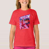 Lieveheersbeestje | Vlekken op Paarse afbeelding T-shirt (Voorkant)