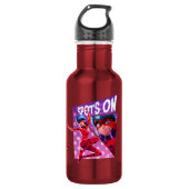 Lieveheersbeestje | Vlekken op Paarse afbeelding Waterfles (Voorkant)