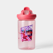 Lieveheersbeestje | Vlekken op Paarse afbeelding Waterfles (Voorkant)