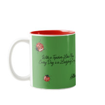 Lieveheersbeestje voor de leraar