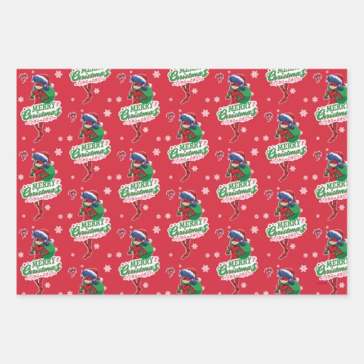 Lieveheersbeestje | Vrolijk kerstfeest Inpakpapier Vel (Voorkant 2)