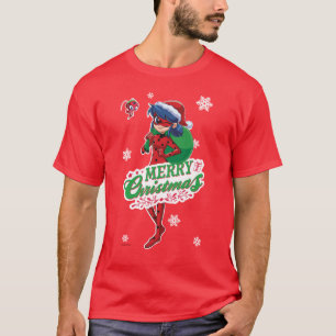 Lieveheersbeestje Vrolijk kerstfeest T-shirt