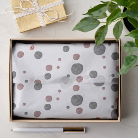 Lieveheersbeestje Waterverf Stippen Tissuepapier (Geschenk)