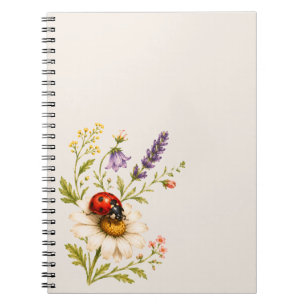 Lieveheersbeestje Wilde Bloemen Notitieboek