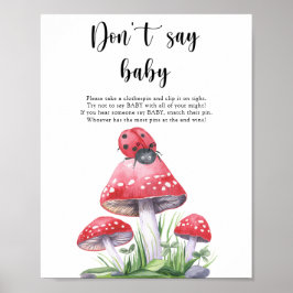 Lieveheersbeestje - Zeg geen baby Poster