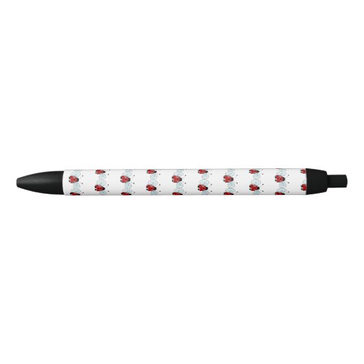 Lieveheersbeestje Zwarte Inkt Pen (Voorkant)