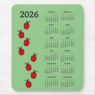 Lieveheersbeestjes 2026 Agenda Muismat