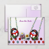 lieveheersbeestjes aankondigingskaart (Voorkant / Achterkant)