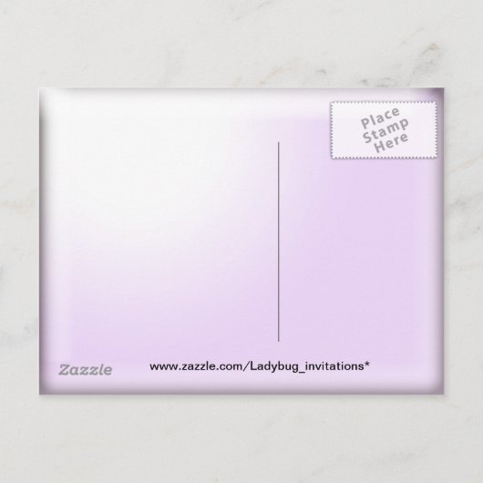 lieveheersbeestjes aankondigingskaart (Achterkant)