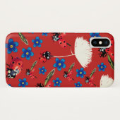 Lieveheersbeestjes Apple iPhone X, Barely There Case-Mate iPhone Case (Achterkant (horizontaal))