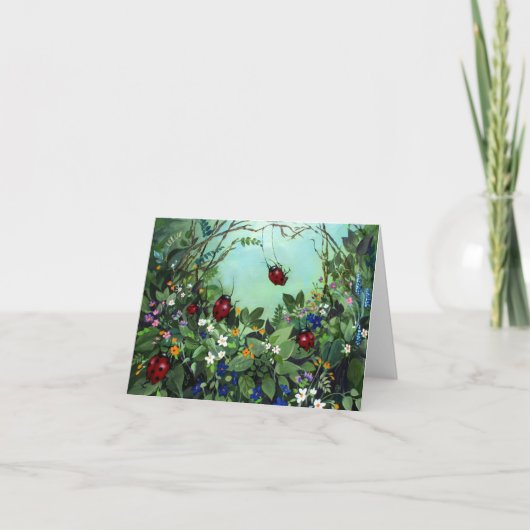 Lieveheersbeestjes bij de Kaart van de Nota van (Voorkant)