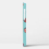 Lieveheersbeestjes, blauwe achtergrond, charmant n Case-Mate iPhone case (Achterkant / Links)