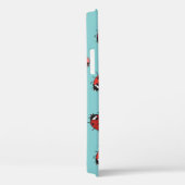 Lieveheersbeestjes, blauwe achtergrond, charmant n Case-Mate iPhone case (Achterkant / Rechts)