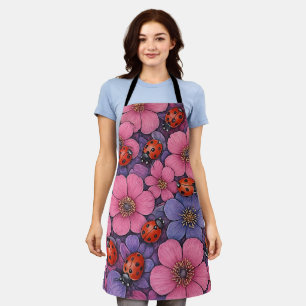 Lieveheersbeestjes Bloemen Schort