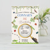 LIEVEHEERSBEESTJES / BUGS NATUUR BUITENVERJAARDAG KAART (Staand voorkant)