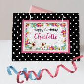 Lieveheersbeestjes en bloemen Verjaardag Groot Cadeauzakje