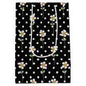 Lieveheersbeestjes en bloemen Verjaardag Medium Cadeauzakje (Achterkant)