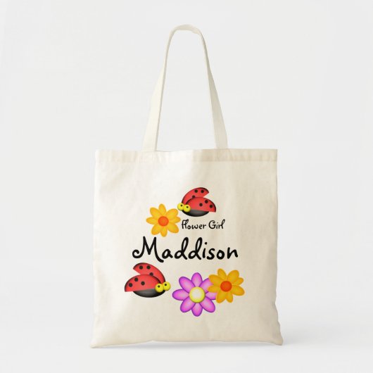 Lieveheersbeestjes en bloemenmeisjes tote bag (Voorkant)