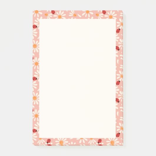 Lieveheersbeestjes en Madeliefjes Post-it® Notes (Voorkant)