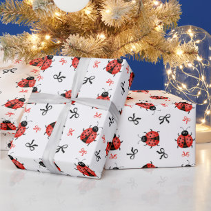 Lieveheersbeestjes en strikken (LEES AUB HIERONDER Cadeaupapier