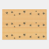 Lieveheersbeestjes in bijen Summer Birthday Wrappi Inpakpapier Vel (Voorkant 2)