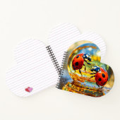 Lieveheersbeestjes in een druppel water notitieboek (Binnen)