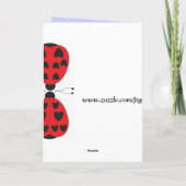 Lieveheersbeestjes, je maakt me compleet! kaart (Achterkant)