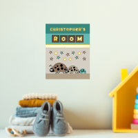 Lieveheersbeestjes kind kamer bruin groen kinderka
