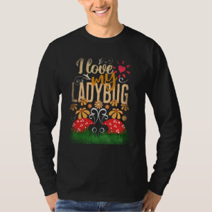 Lieveheersbeestjes Koppel Bijpassend Lente Bloemig T-shirt
