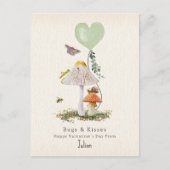 Lieveheersbeestjes & Kusjes Slakkenklas valentijns Briefkaart (Voorkant)