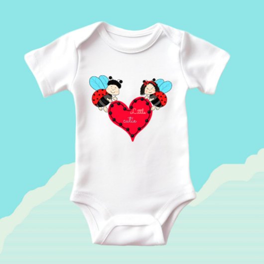 Lieveheersbeestjes met hart romper