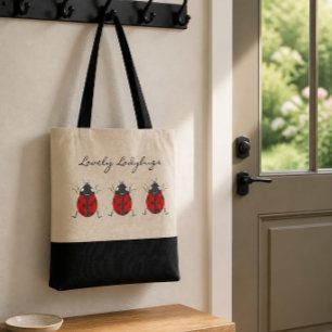Lieveheersbeestjes Mooie drieling lieveheersbees Tote Bag