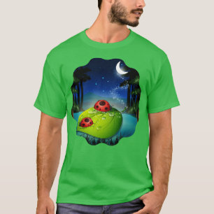 Lieveheersbeestjes onder de maan t-shirt
