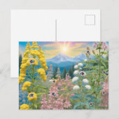 Lieveheersbeestjes op bezoek in de tuin briefkaart (Voorkant / Achterkant)