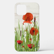 Lieveheersbeestjes op Red Poppy