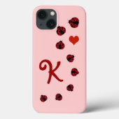 Lieveheersbeestjes personaliseerbaar Case-Mate iPhone case (Achterkant)